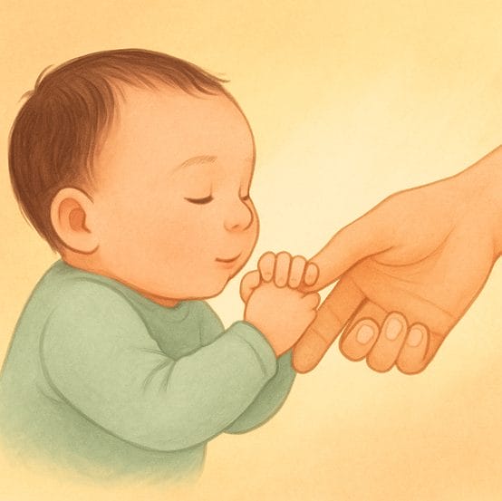 רפלקס האחיזה (רפלקס הלפיתה) אצל תינוקות - מה זה ומתי זה נעלם?